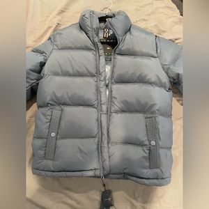 Tommy Hilfiger grey puffy winter jacket